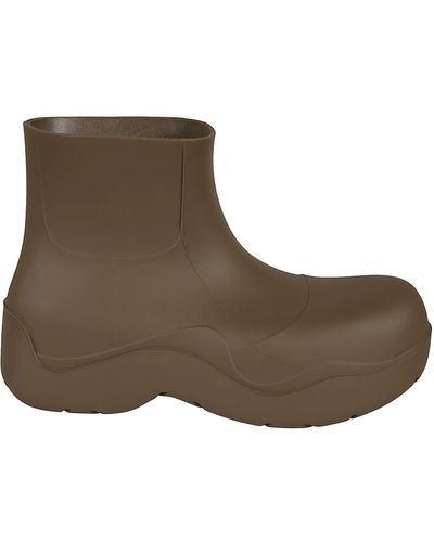 Bottega Veneta Puddle Ankle Boots - Brown