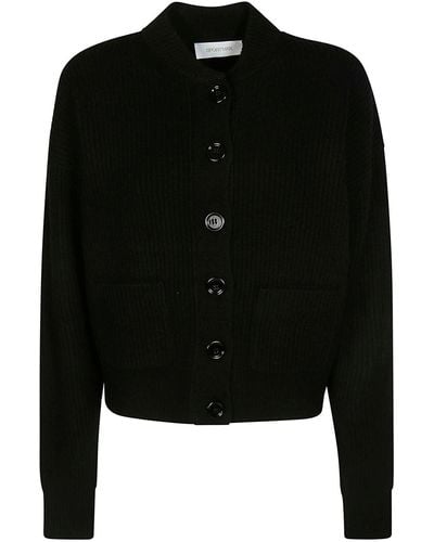 Sportmax Buttoned Long-sleeved Cardigan - Black