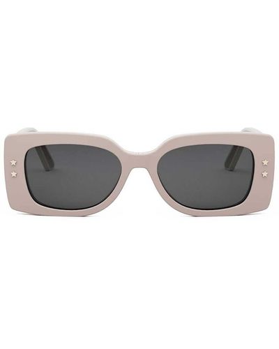 Dior Rectangle Frame Sunglasses - Gray