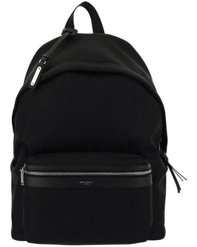 Saint Laurent Backpacks - Black