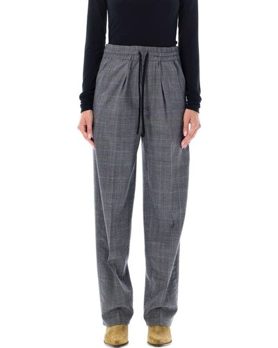 Isabel Marant Priska Drawstring Trousers - Grey