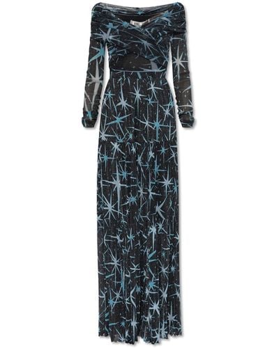 Diane von Furstenberg Dress With Lurex Threads - Multicolor