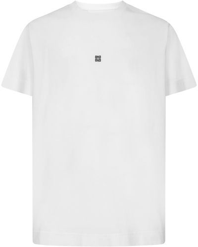 Givenchy T-shirt With Embroidered Logo - White