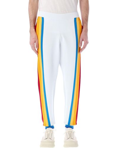 Casablancabrand Striped Track Pants - Blue