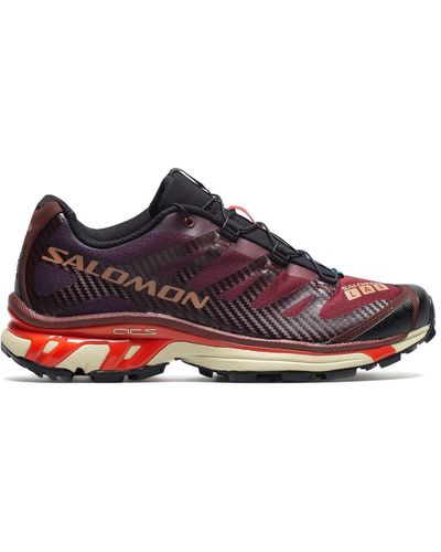 Salomon Xt-4 Trainers (bitter Chocolate/mocha Mousse/fiery Red) - Brown