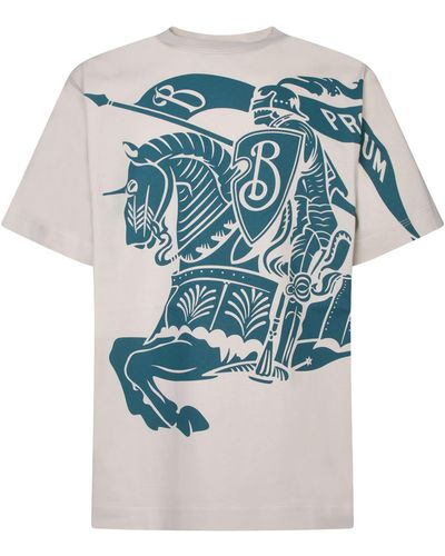 Burberry Knight Logo T-Shirt - Blue