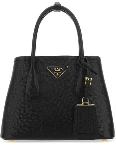 Prada Leather Handbag - Black