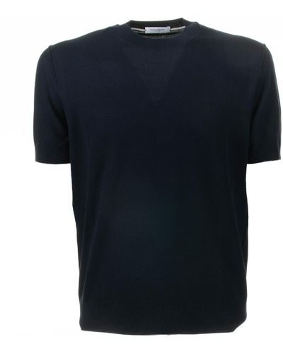 Paolo Pecora Cotton And Silk T-Shirt - Black