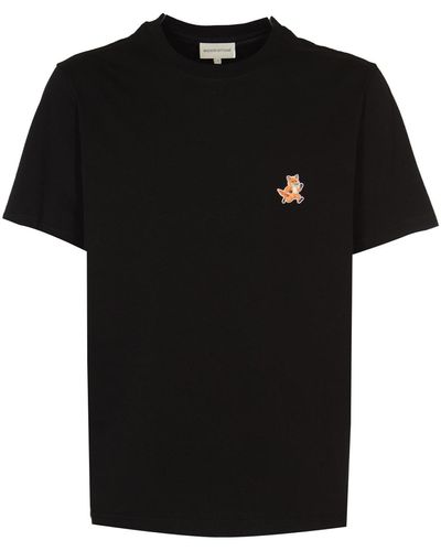 Maison Kitsuné Maison Kitsune' T-Shirts And Polos - Black