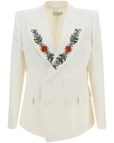 Casablanca Blazer Jacket - White