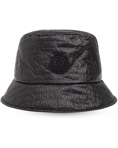 Moncler Reversible Bucket Hat, - Black