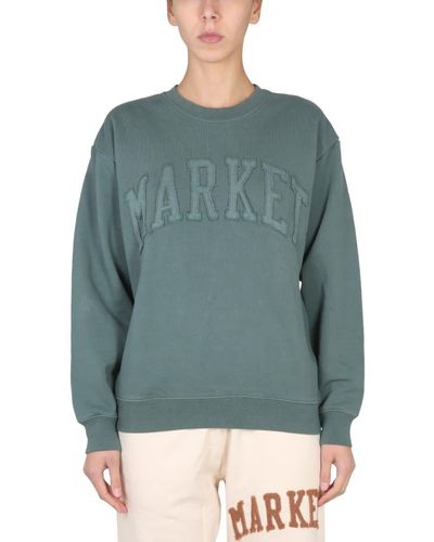 Market Vintage Wash Sweatshirt - Green