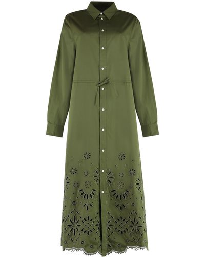 Polo Ralph Lauren Jessica Cotton Shirtdress - Green