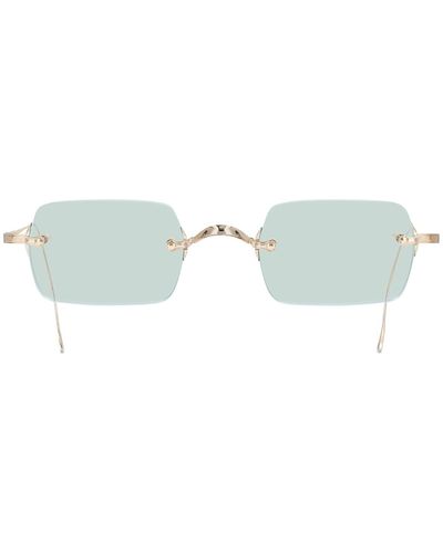 Mr. Leight Banzai S 12k White Gold Sunglasses