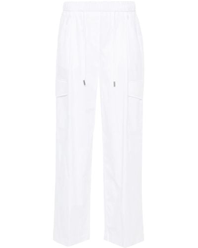 Peserico Stretch-Cotton Pants - White