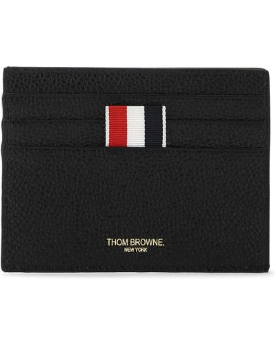 Thom Browne Leather Wallet - Black