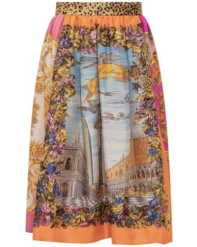 Moschino Foulard Skirt - Multicolour