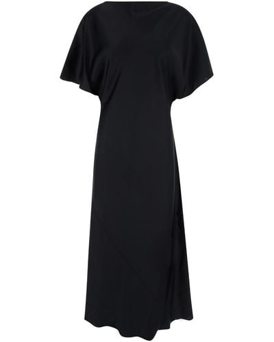 Rohe Fluid Satin Dress - Black