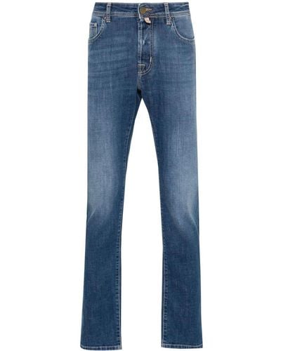 Jacob Cohen Bard Slim Fit Five Pockets Denim - Blue