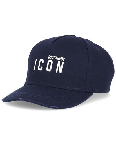 DSquared² Baseball Cap With Logo - Blue