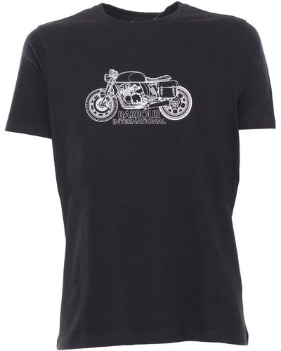Barbour Printed T-Shirt - Black
