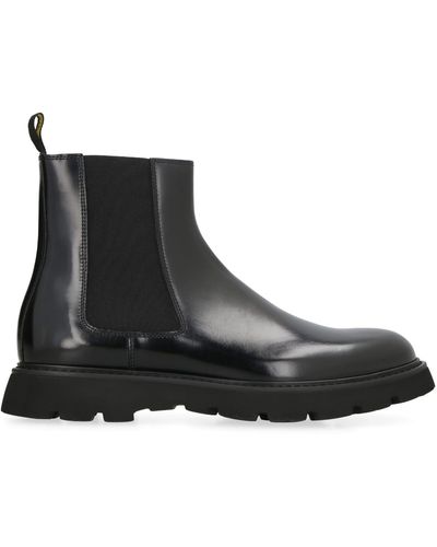 Doucal's Leather Chelsea-Boots - Black