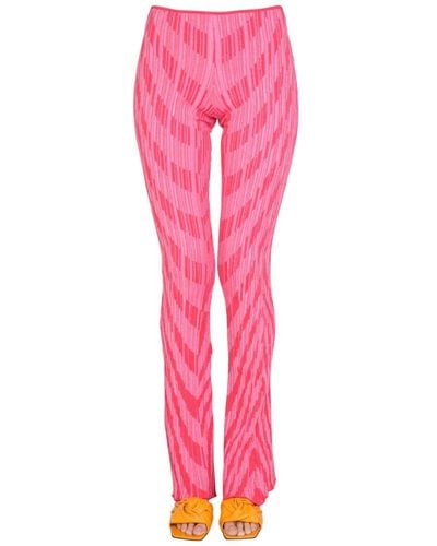 Philosophy Di Lorenzo Serafini Pants With Striped Pattern - Pink