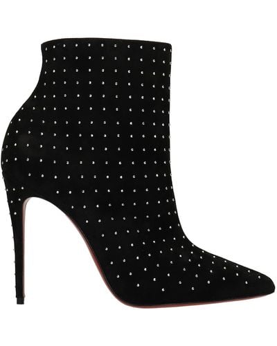Christian Louboutin So Kate Booty High Heels Ankle Boots - Black