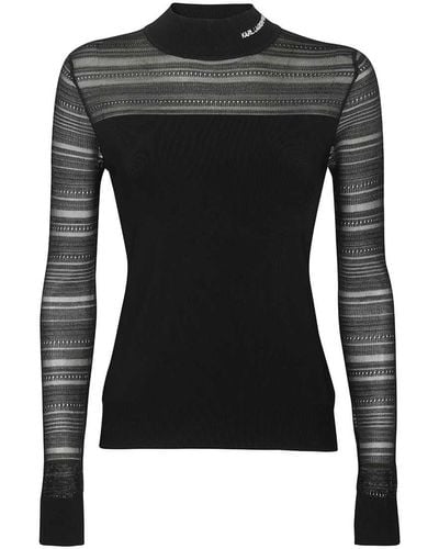 Karl Lagerfeld Turtleneck Sweater - Black