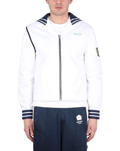 KENZO Sailor Shirt Jacket - White
