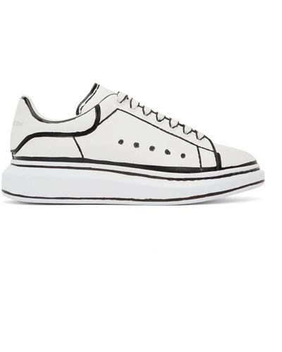Alexander McQueen Outline Oversized Trainers - White