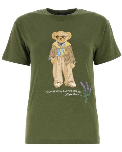Ralph Lauren Preppy Polo Bear T-shirt - Green