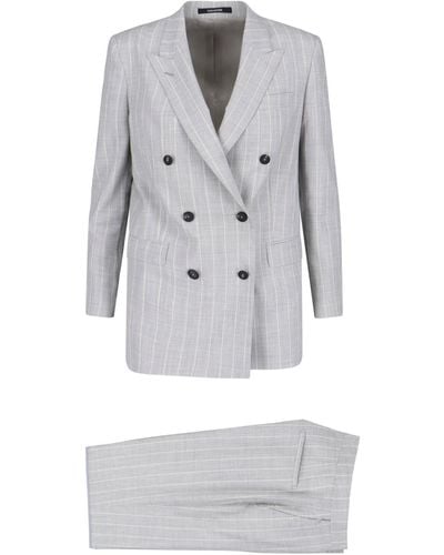 Tagliatore Double-Breasted Suit - Gray