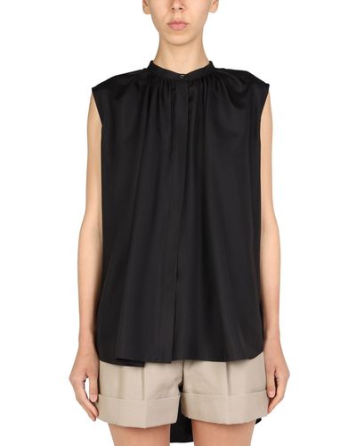 Alexander McQueen Silk Blouse - Black