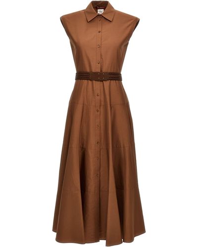 Max Mara Studio Ampex Shirt Dress - Brown