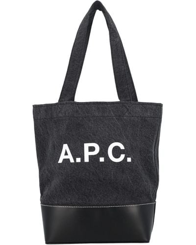 A.P.C. Axel Small Tote Bag - Black