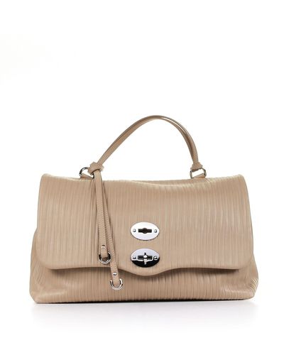 Zanellato Postina M Leather Handbag - Natural