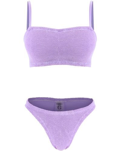 Hunza G Gigi Bikini Set - Purple