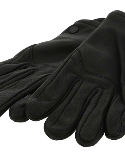 Canada Goose Leather Workman Gloves - Black