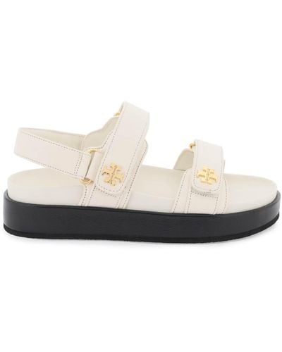 Tory Burch Kira Sport Leather Sandals - White