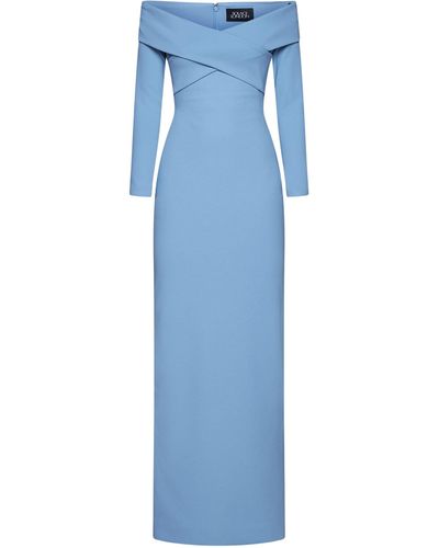 Solace London Galia Maxi Dress - Blue