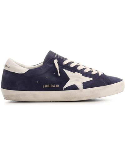 Golden Goose Super Star Sneakers Shoes - Blue