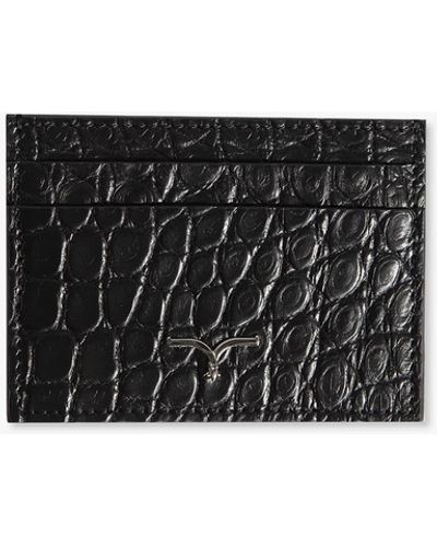 Larusmiani Card Holder Wallet - Black
