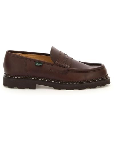 Paraboot Leather Reims Penny Loafers - Brown