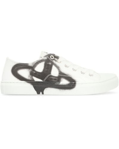 Vivienne Westwood Plimsoll Low-Top Sneakers - White