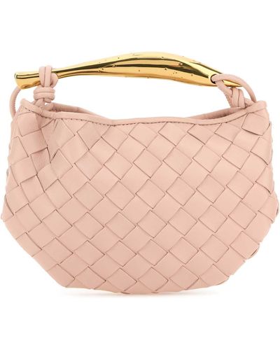 Bottega Veneta Light Leather Sardine Handbag - Pink