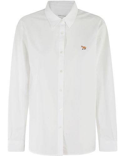 Maison Kitsuné Baby Fox Classic Shirt - White