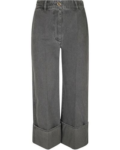 Patou Denim Iconic Trousers - Grey
