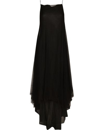 Marc Le Bihan Sleeveless Long-Length Dress - Black