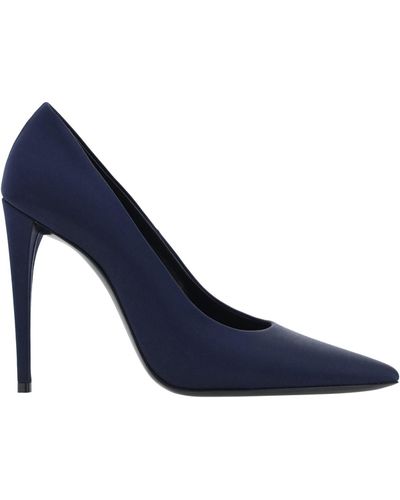 Saint Laurent Monceau Court Shoes - Blue